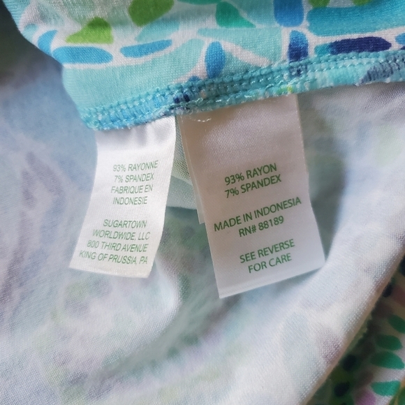 Lilly Pulitzer Rikki Open Water Sz. L Romper - Picture 13 of 14